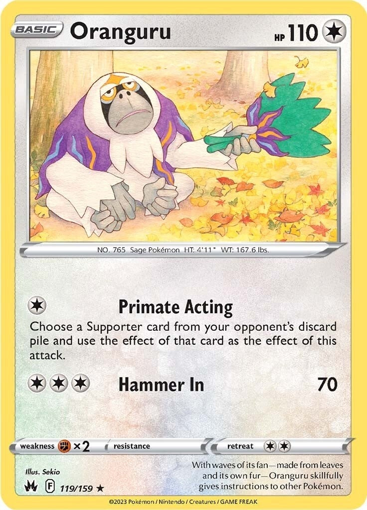 Image for Oranguru (119/159) (CRZ) - Pokemon