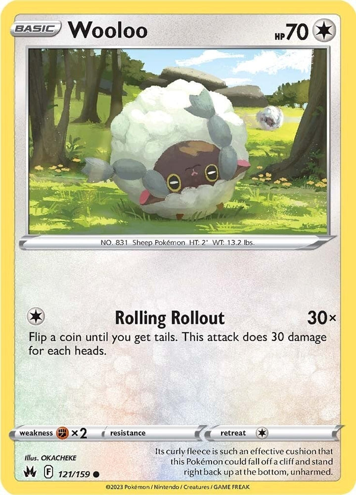 Image for Wooloo (121/159) (CRZ) - Pokemon
