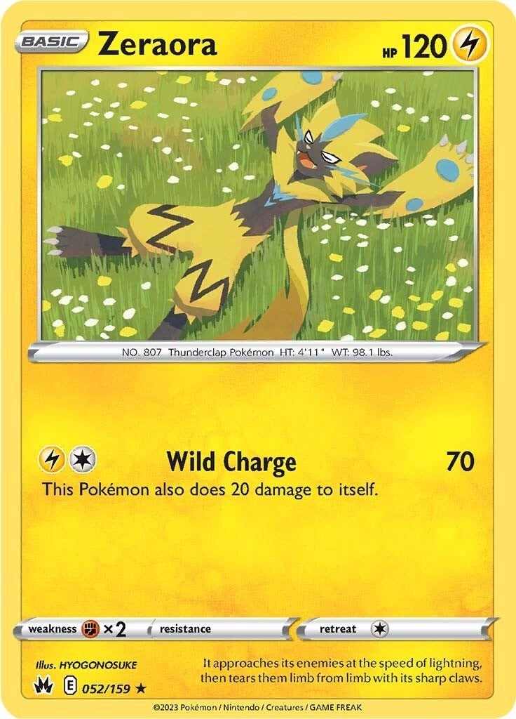 Image for Zeraora (052/159) (CRZ) - Pokemon