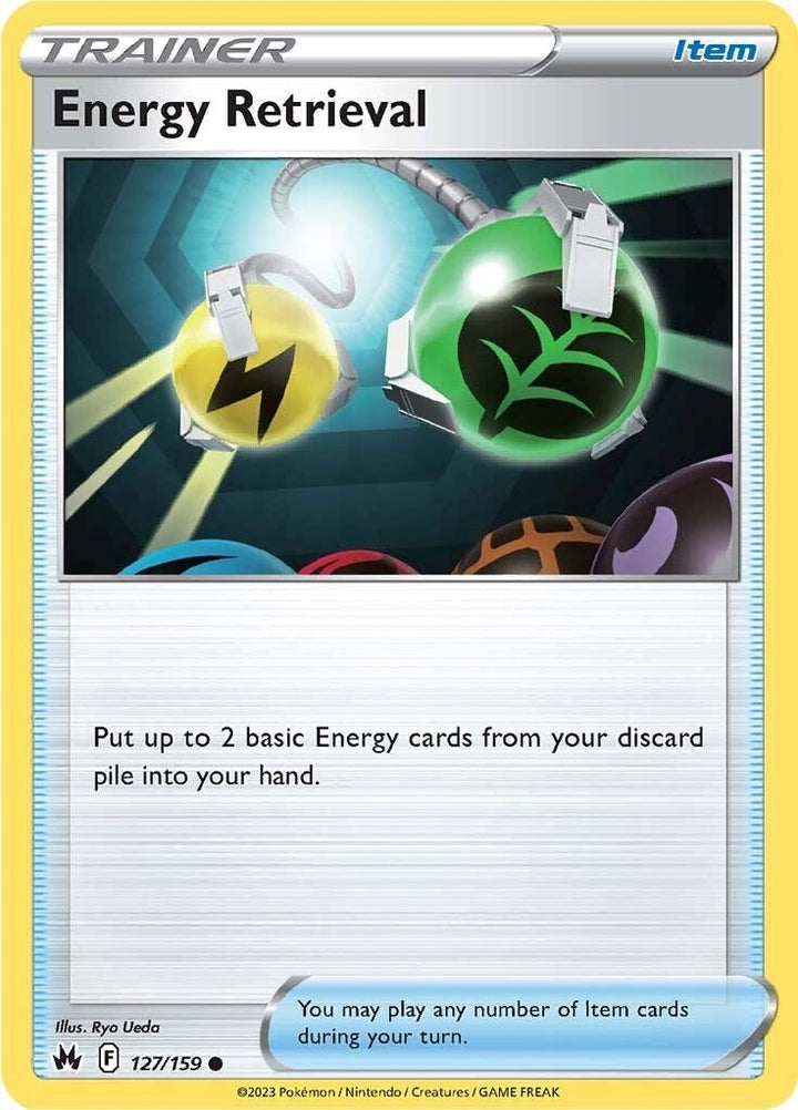 Image for Energy Retrieval (127/159) (CRZ) - Pokemon