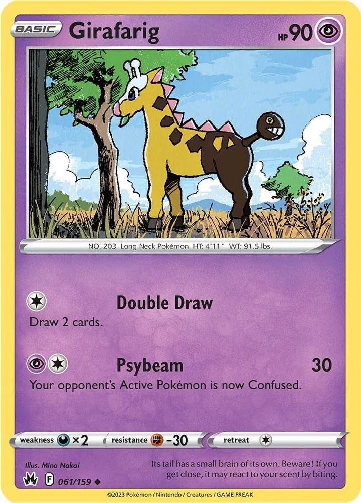 Image for Girafarig (061/159) (CRZ) - Pokemon