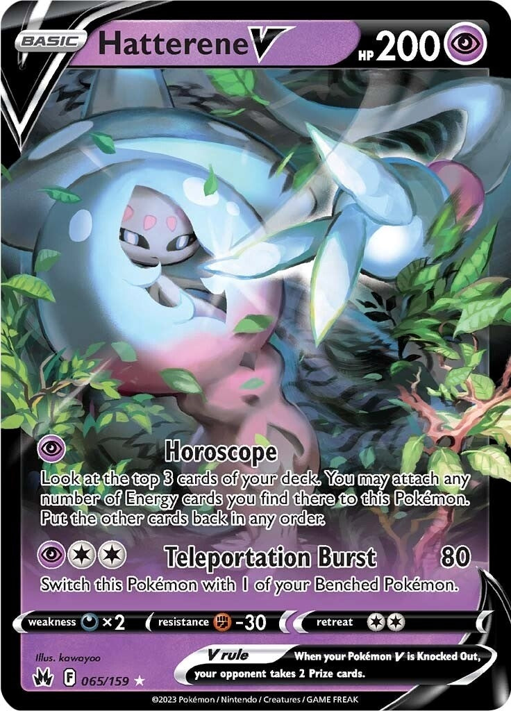Image for Hatterene V (065/159) (CRZ) - Pokemon