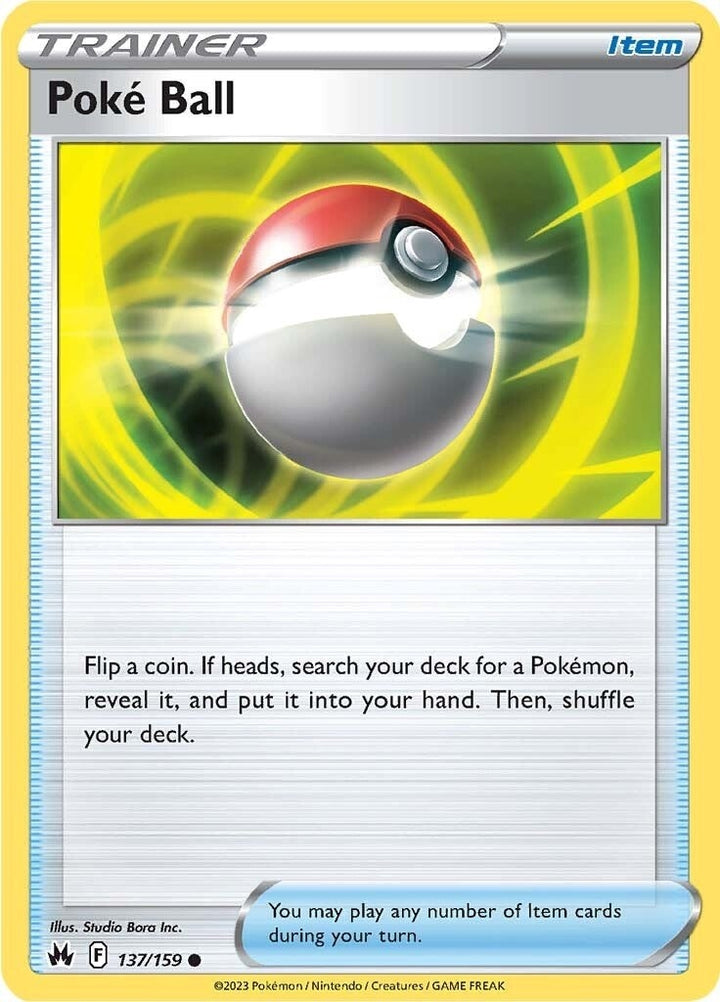 Image for Poke Ball (137/159) (CRZ) - Pokemon