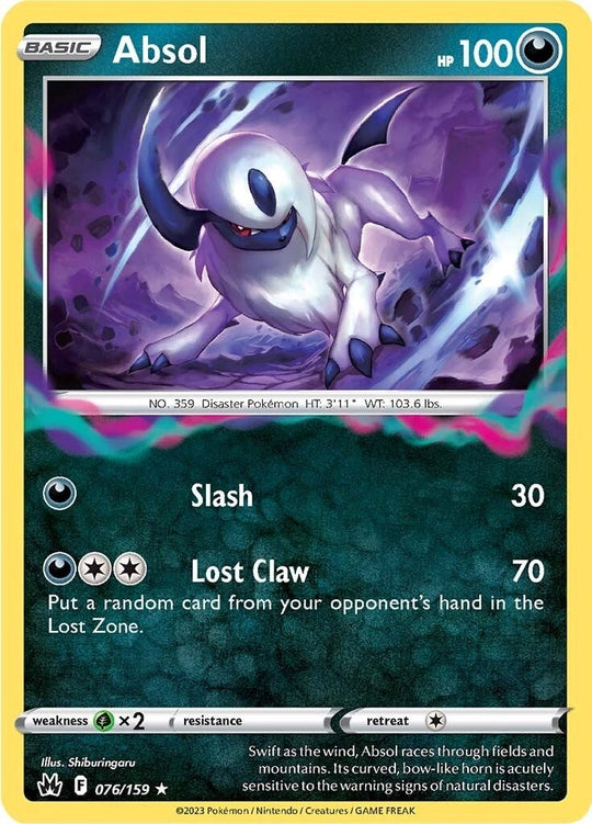 Image for Absol (076/159) (CRZ) - Pokemon