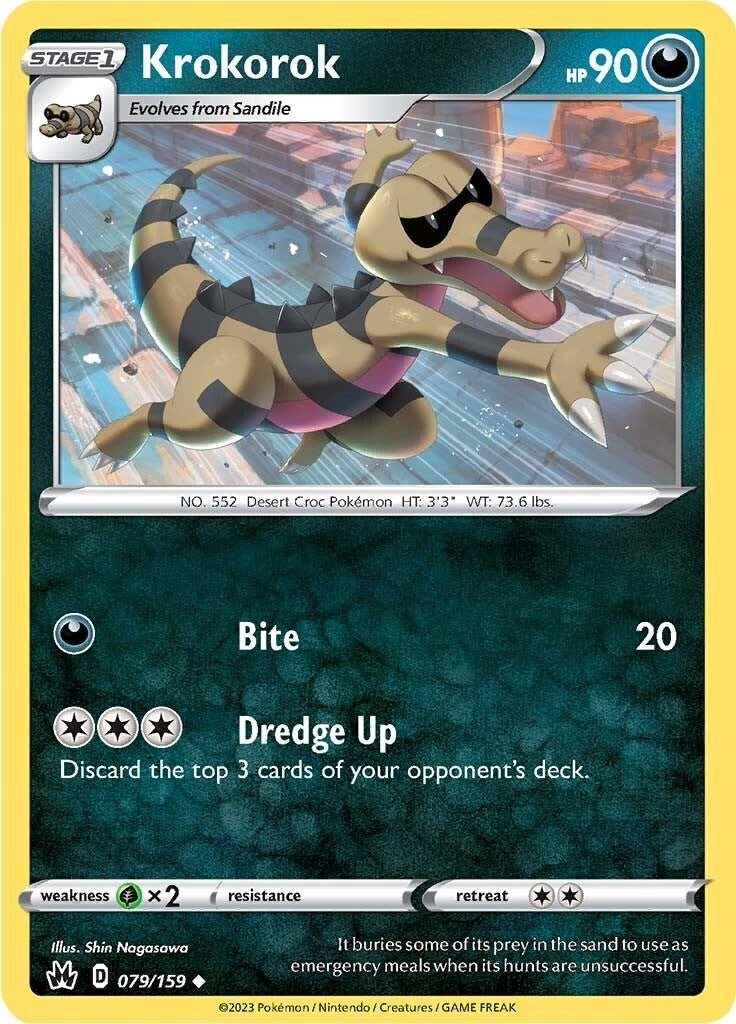 Image for Krokorok (079/159) (CRZ) - Pokemon
