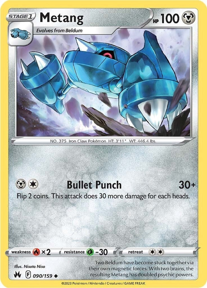 Image for Metang (090/159) (CRZ) - Pokemon