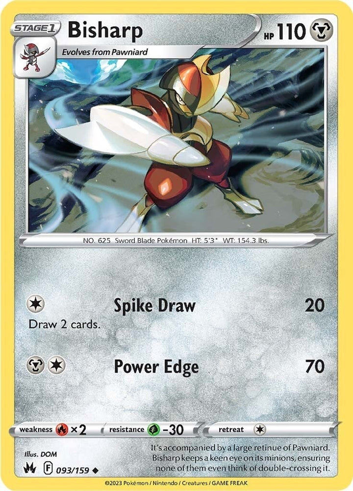 Image for Bisharp (093/159) (CRZ) - Pokemon