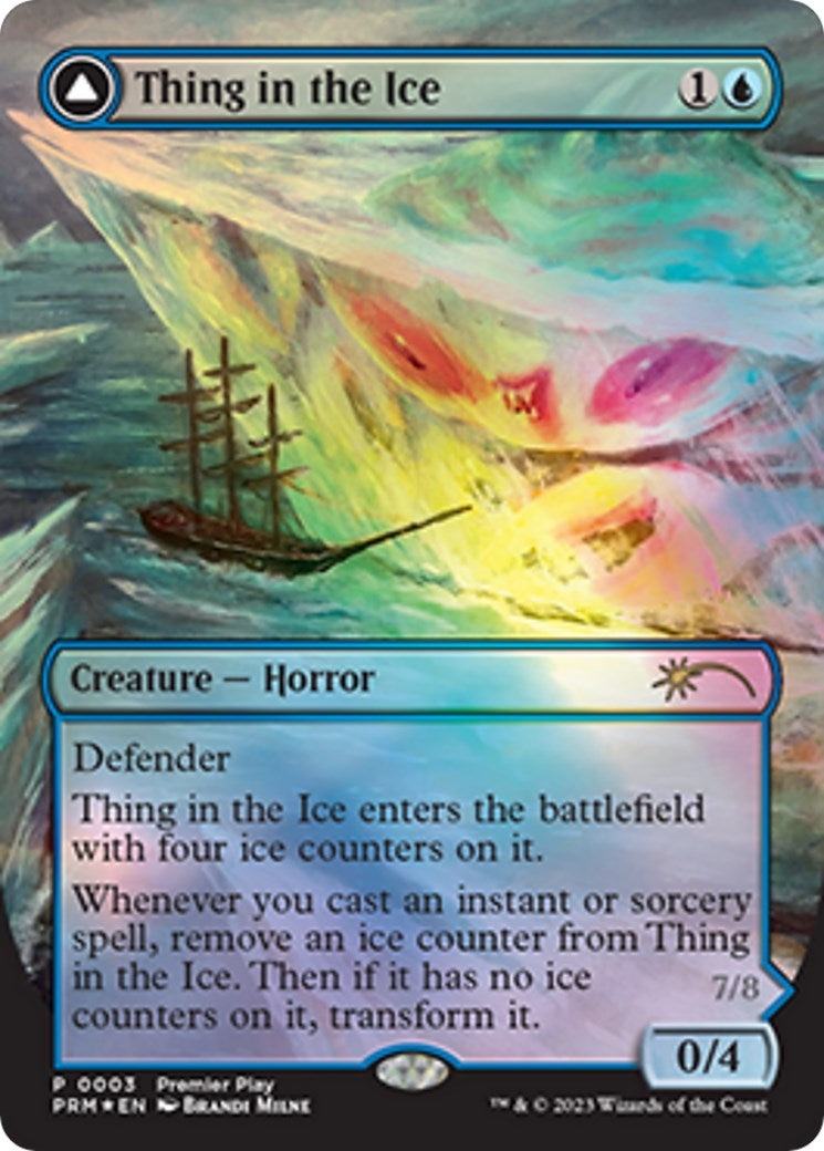 Image for Thing in the Ice (3) - Magic: The Gathering