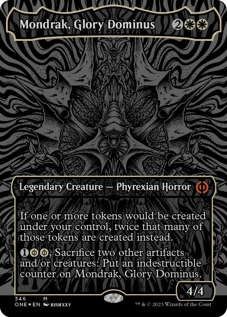 Image for Mondrak, Glory Dominus (Oil Slick Raised Foil) (346) - Magic: The Gathering