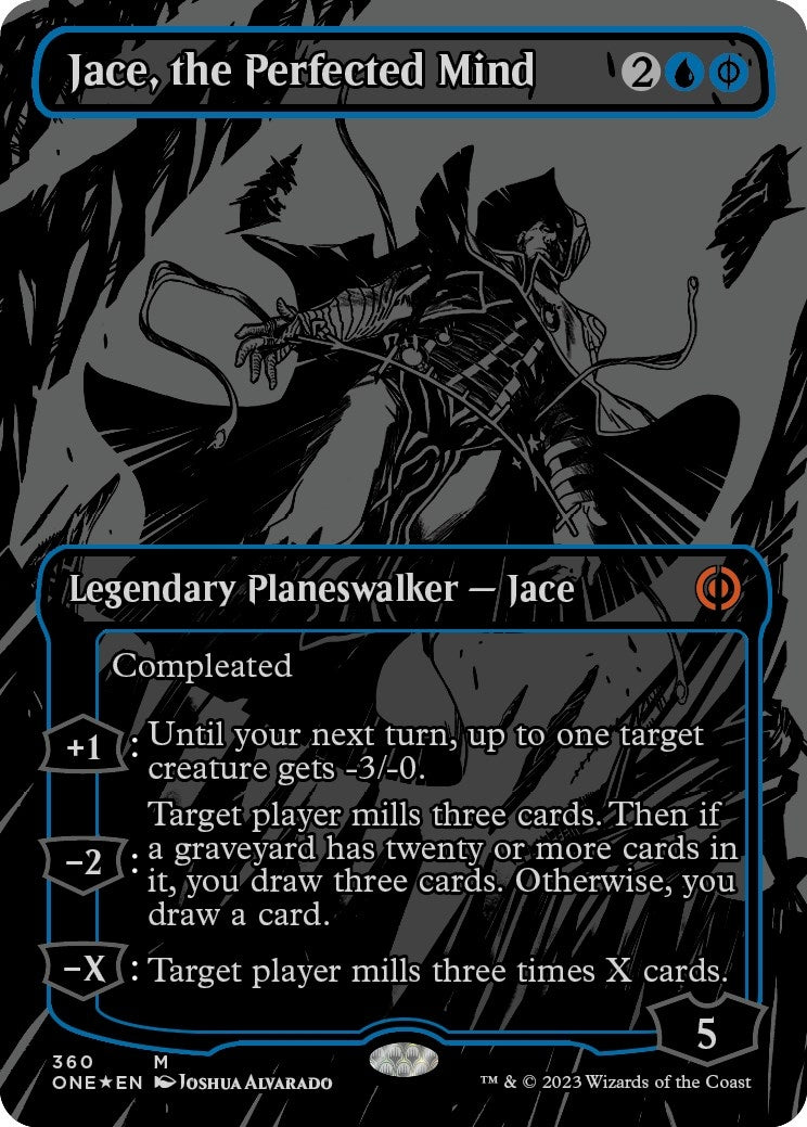 Image for Jace, the Perfected Mind (Oil Slick Raised Foil) (360) - Magic: The Gathering