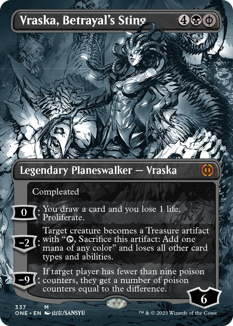 Image for Vraska, Betrayal's Sting (Borderless) (337) - Magic: The Gathering