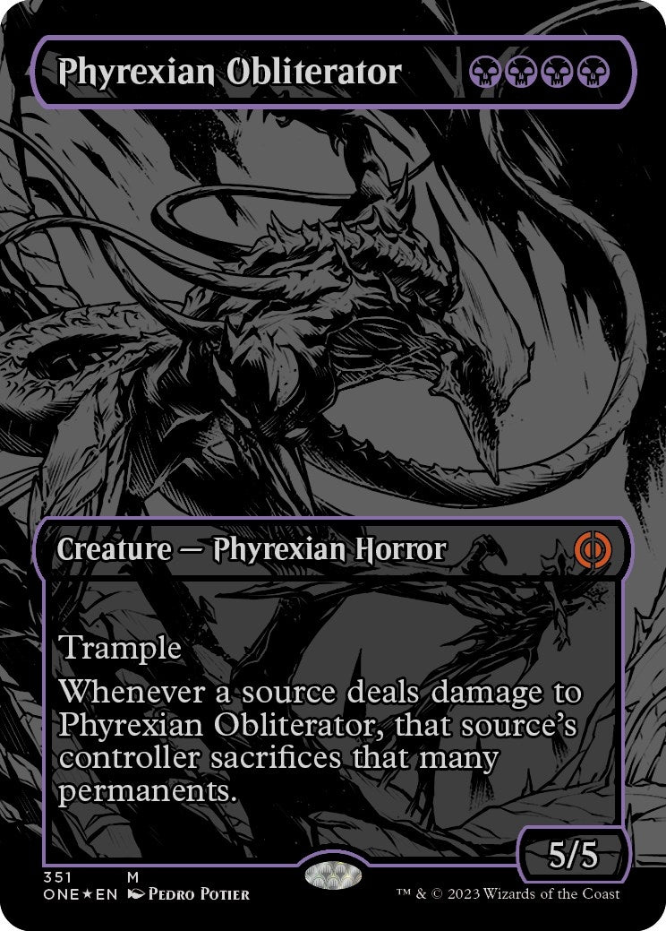 Image for Phyrexian Obliterator (Oil Slick Raised Foil) (351) - Magic: The Gathering