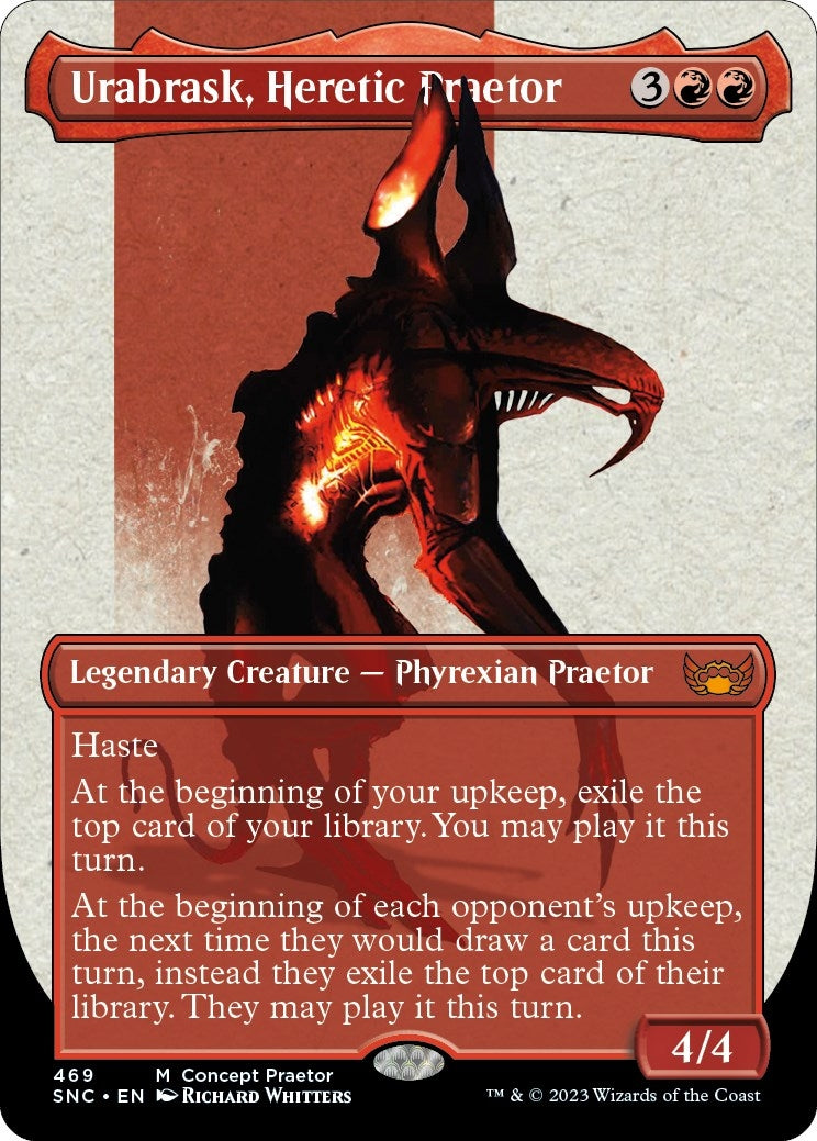 Image for Urabrask, Heretic Praetor (Concept Praetor) (Step-And-Compleat Foil) (469) - Magic: The Gathering