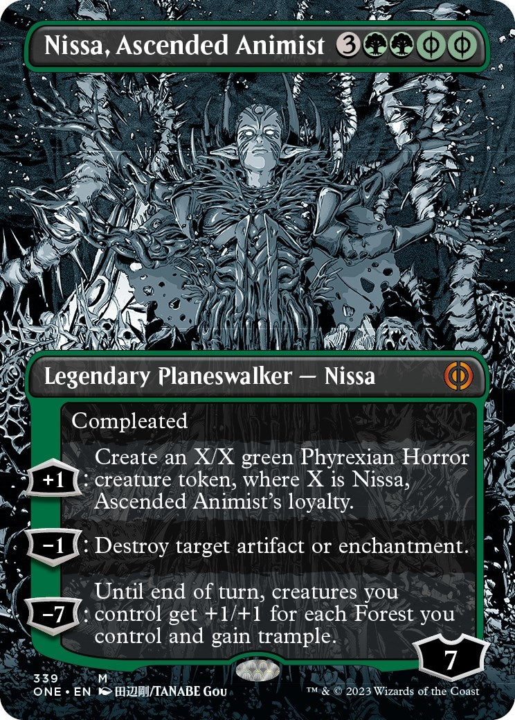 Image for Nissa, Ascended Animist (Borderless) (339) - Magic: The Gathering