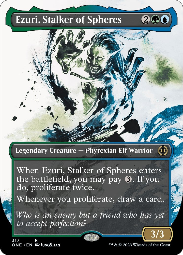 Image for Ezuri, Stalker of Spheres (Showcase) (317) - Magic: The Gathering