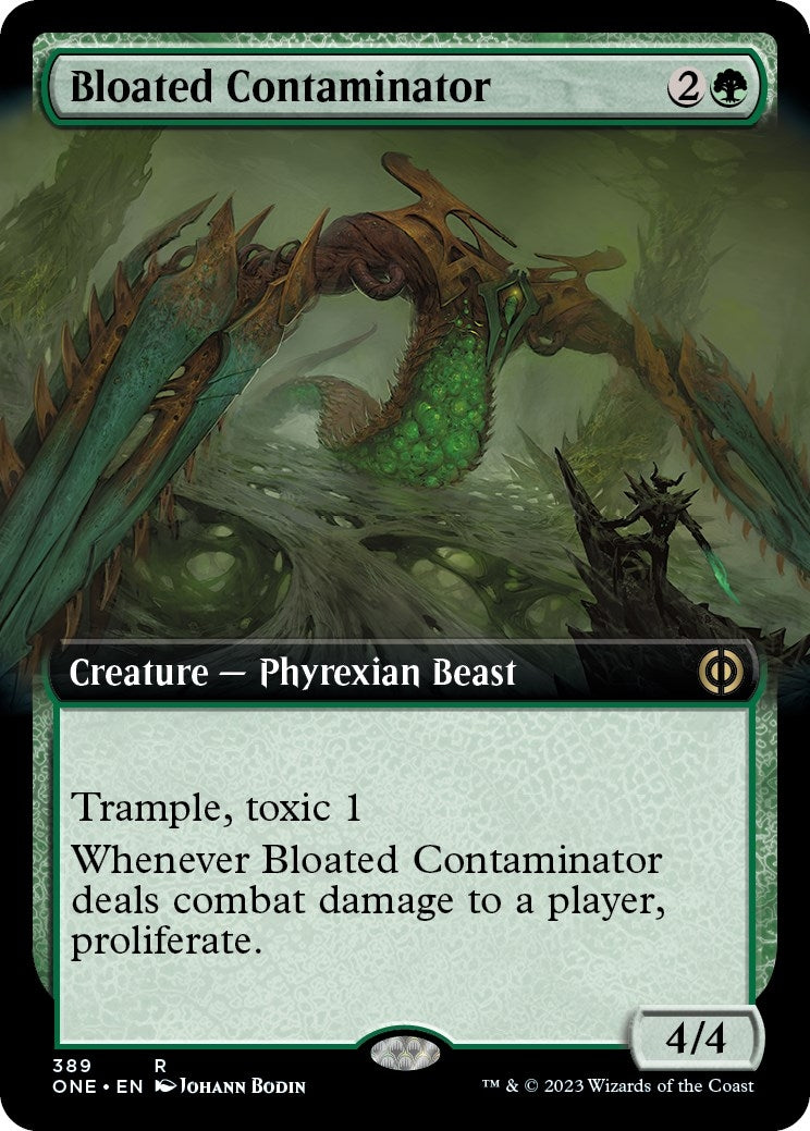 Image for Bloated Contaminator (Extended Art) (389) - Magic: The Gathering