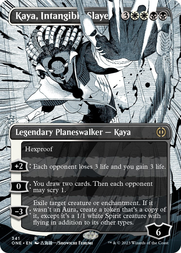 Image for Kaya, Intangible Slayer (Borderless) (341) - Magic: The Gathering