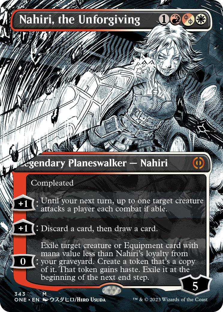 Image for Nahiri, the Unforgiving (Borderless) (343) - Magic: The Gathering