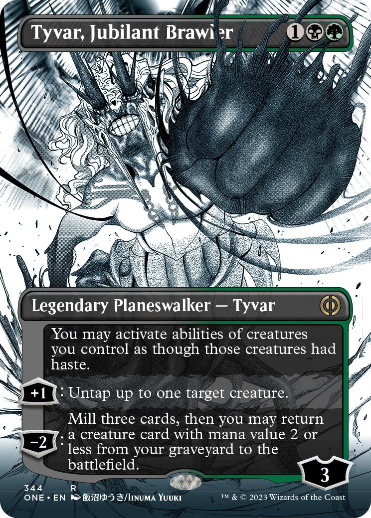 Image for Tyvar, Jubilant Brawler (Borderless) (344) - Magic: The Gathering