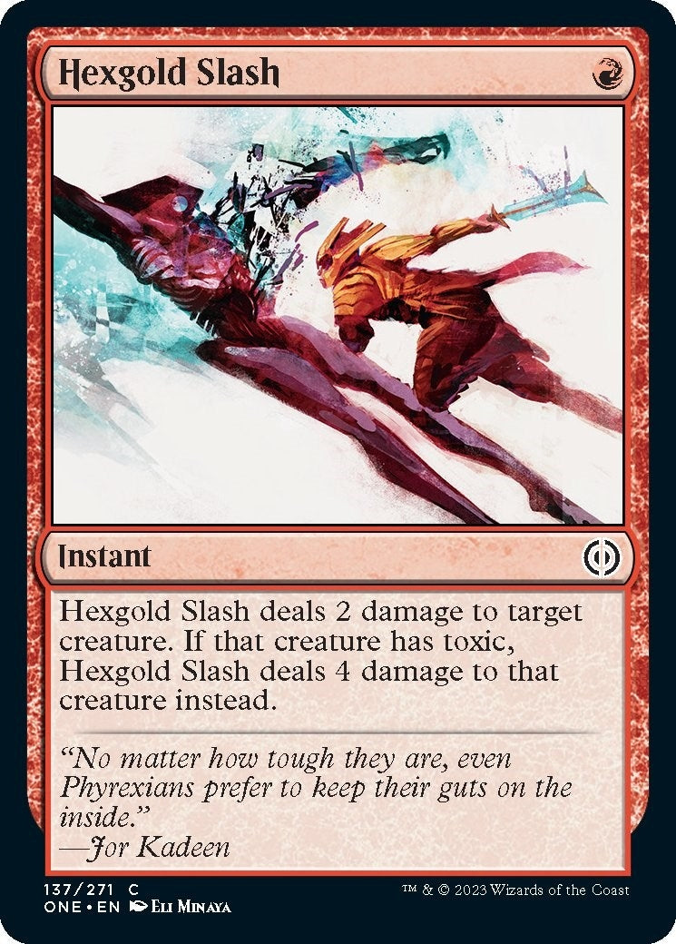 Image for Hexgold Slash (137) - Magic: The Gathering