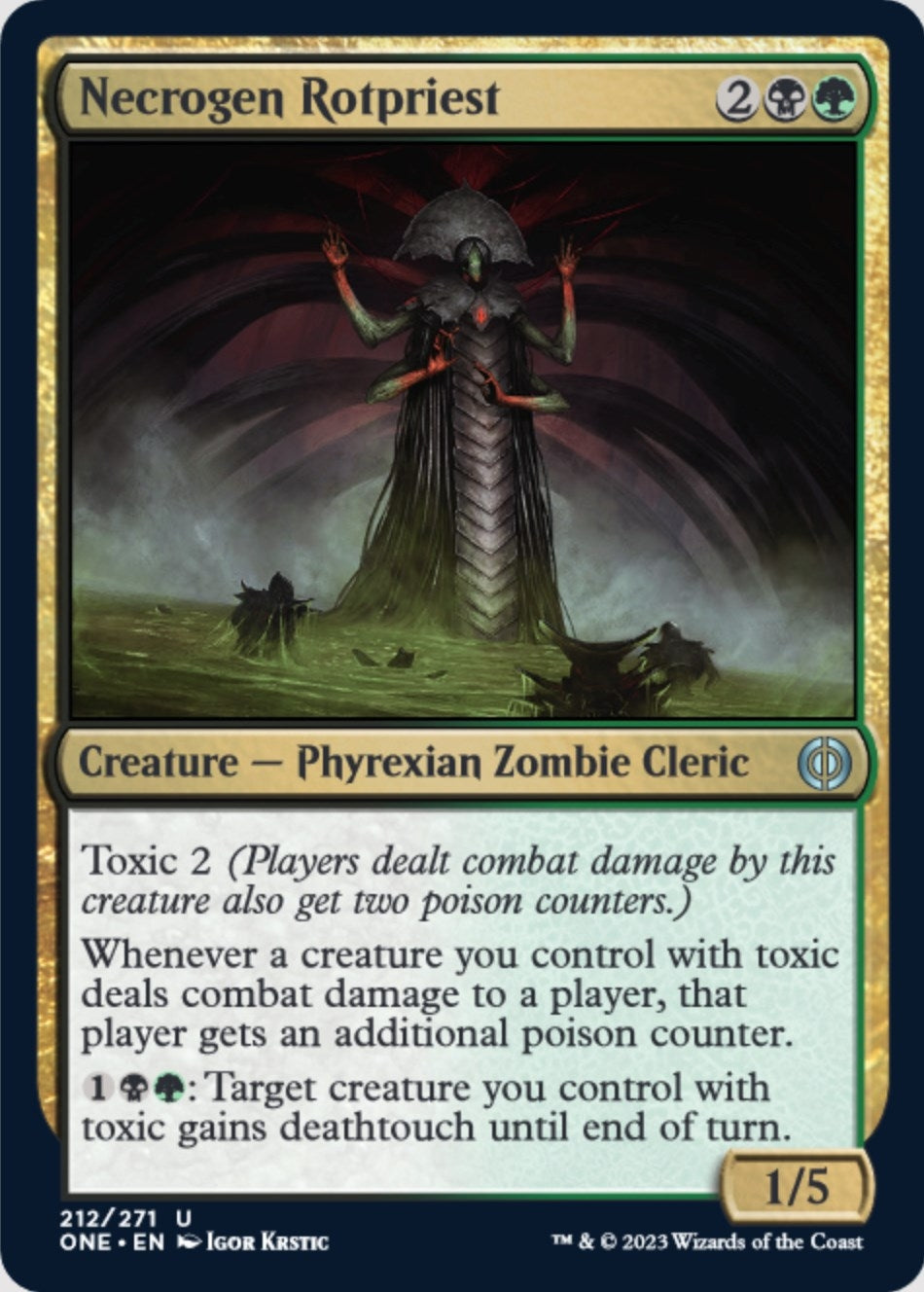 Image for Necrogen Rotpriest (212) - Magic: The Gathering