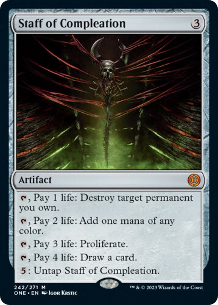 Image for Staff of Compleation (242) - Magic: The Gathering