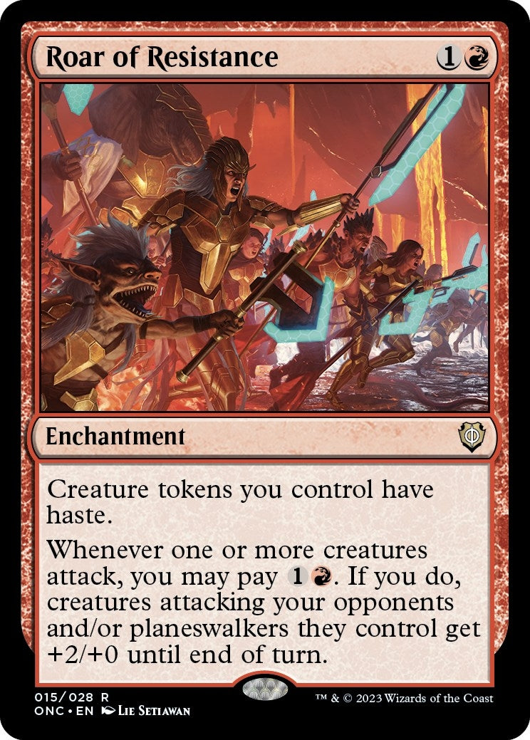 Image for Roar of Resistance (15) (ONC) - Magic: The Gathering