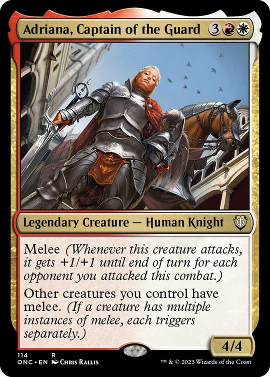 Image for Adriana, Captain of the Guard (114) (ONC) - Magic: The Gathering