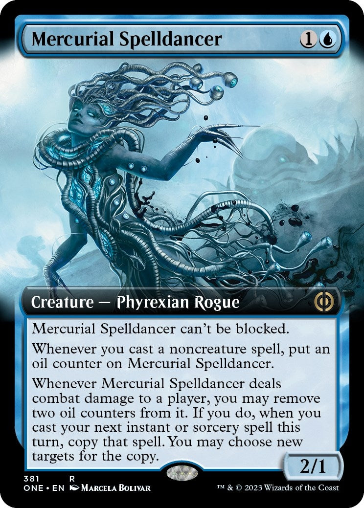 Image for Mercurial Spelldancer (Extended Art) (381) - Magic: The Gathering