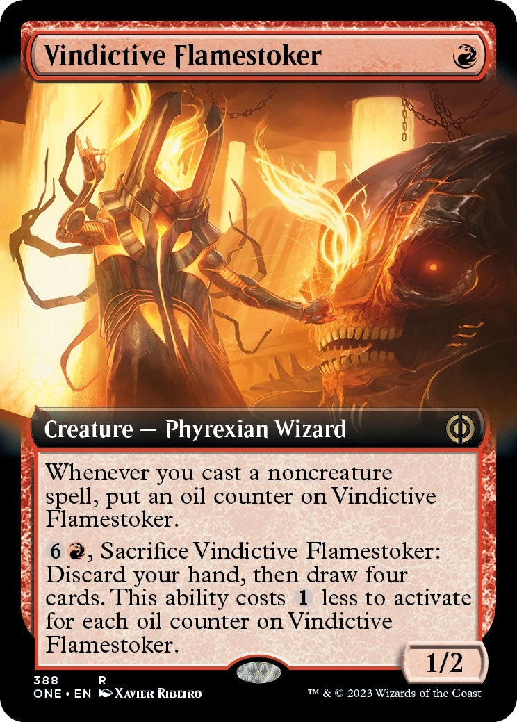 Image for Vindictive Flamestoker (Extended Art) (388) - Magic: The Gathering