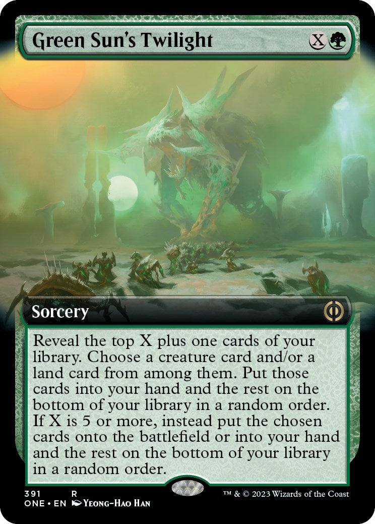 Image for Green Sun's Twilight (Extended Art) (391) - Magic: The Gathering