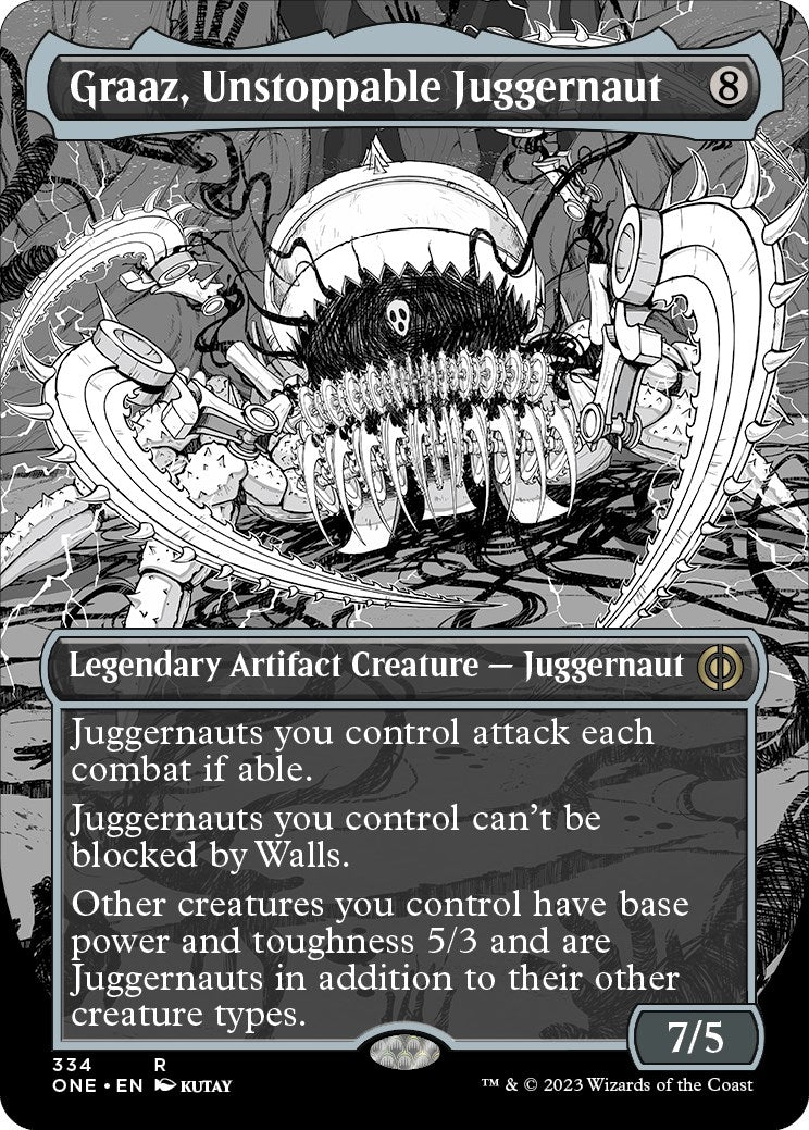 Image for Graaz, Unstoppable Juggernaut (Borderless) (334) - Magic: The Gathering