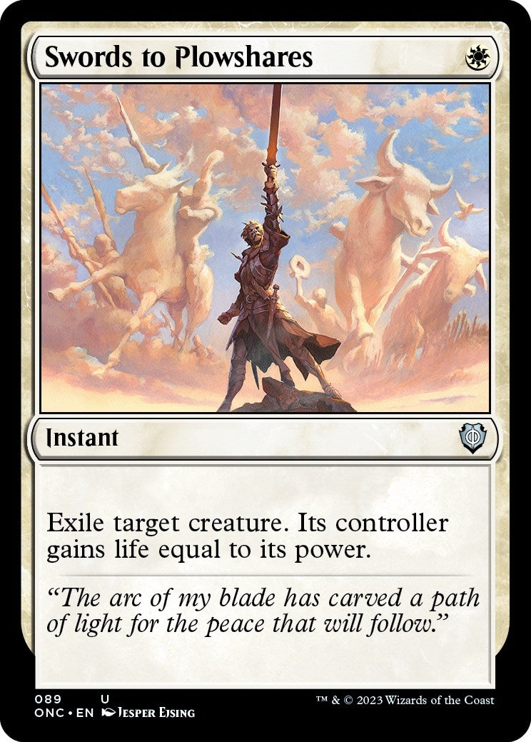 Image for Swords to Plowshares (89) - Magic: The Gathering