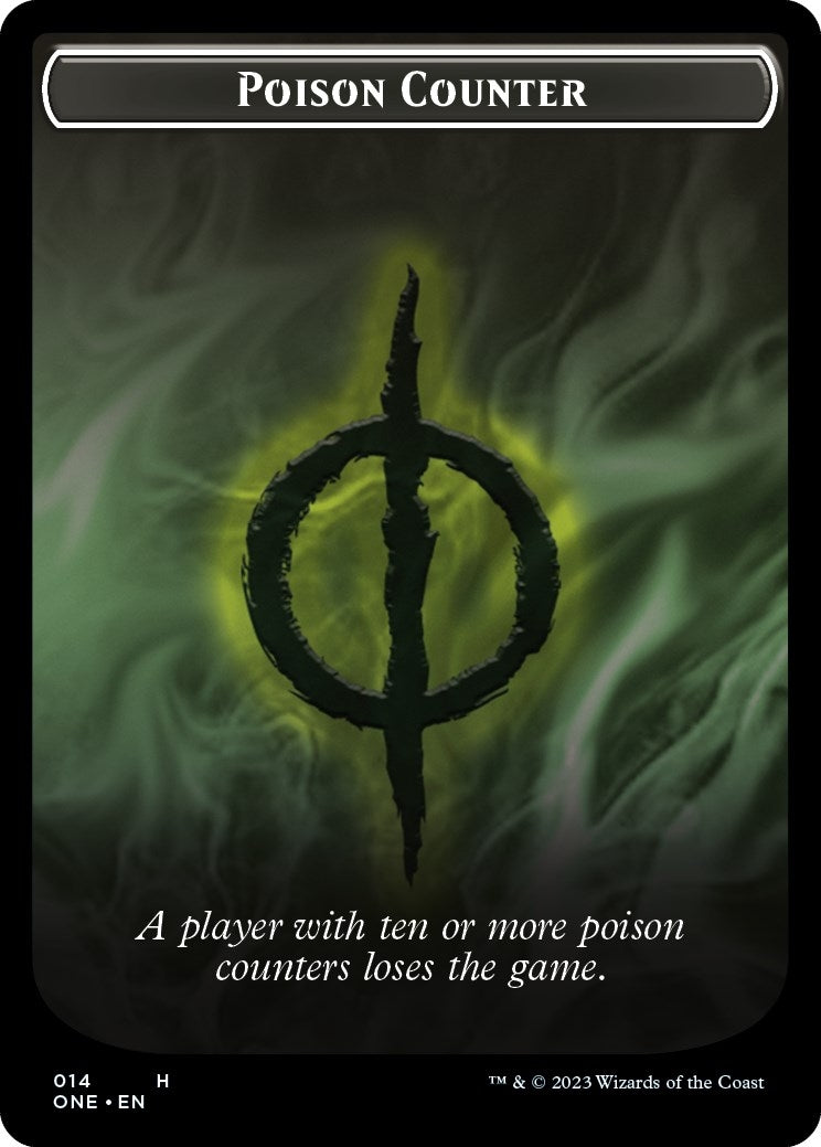 Image for Poison Counter // Phyrexian Mite Double-sided Token (14 // 12) - Magic: The Gathering