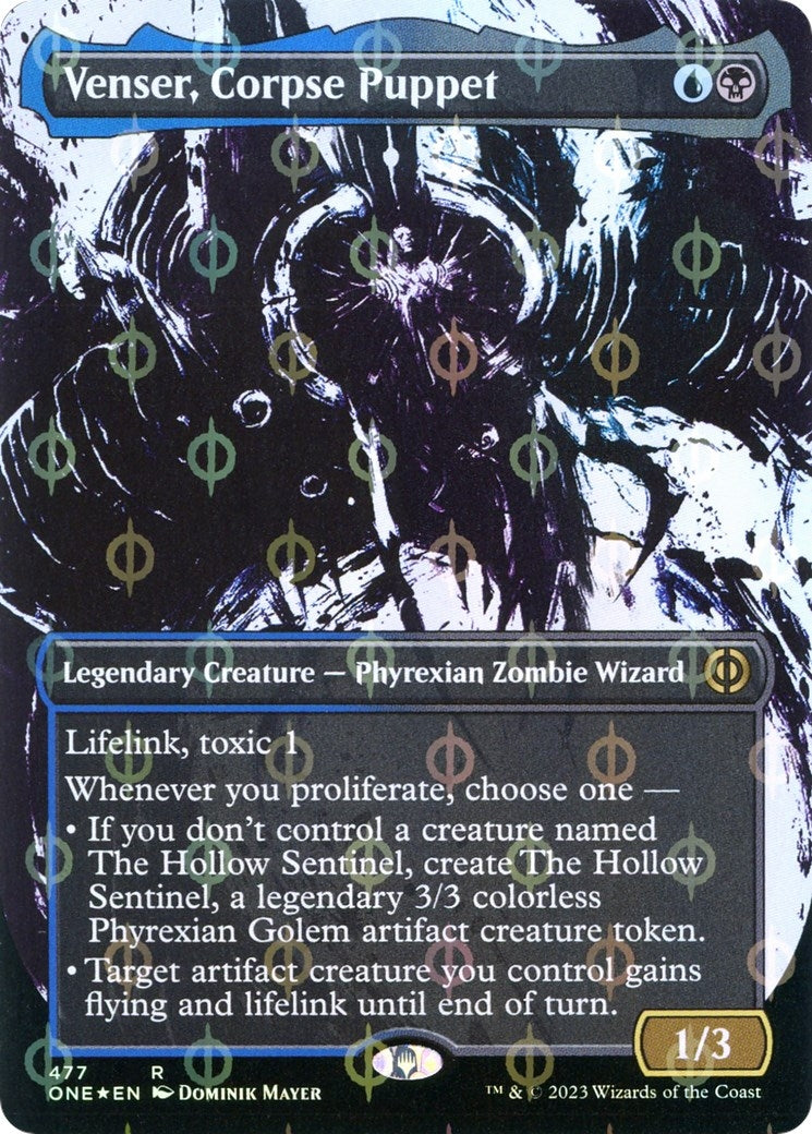 Image for Venser, Corpse Puppet (Showcase) (Step-and-Compleat Foil) (477) - Magic: The Gathering