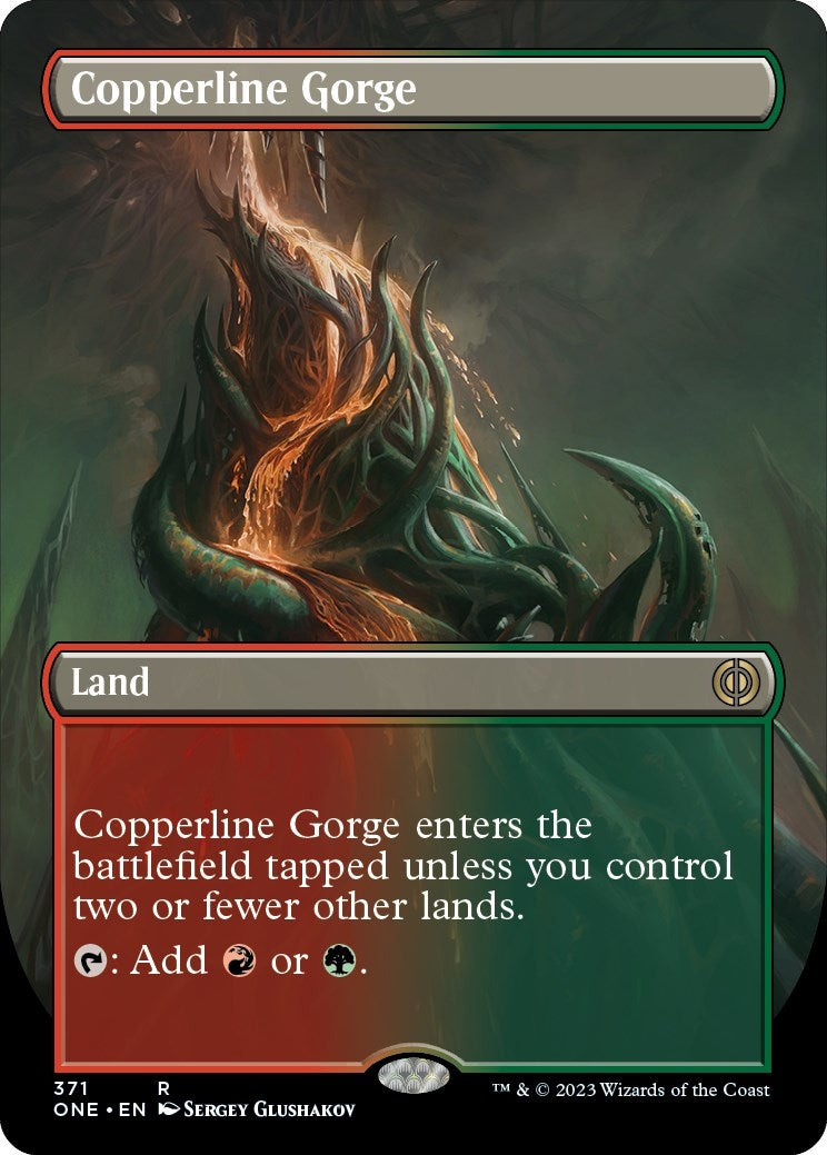 Image for Copperline Gorge (Borderless) (371) - Magic: The Gathering