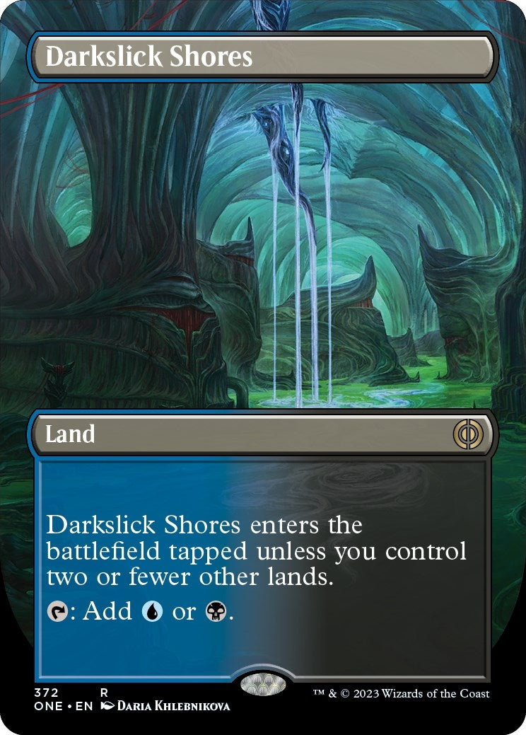 Image for Darkslick Shores (Borderless) (372) - Magic: The Gathering