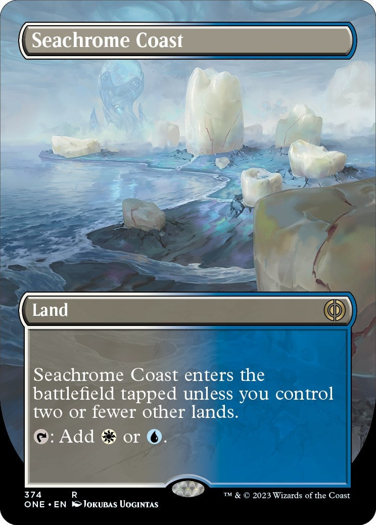Image for Seachrome Coast (Borderless) (374) - Magic: The Gathering