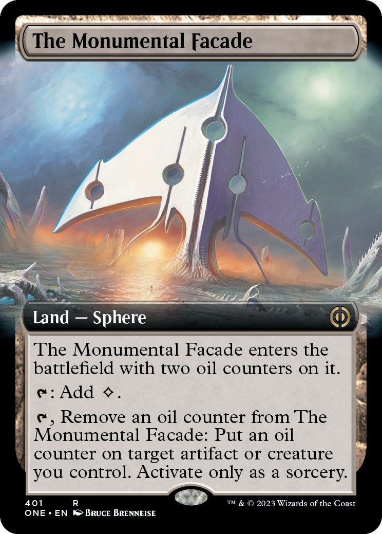 Image for The Monumental Facade (Extended Art) (401) - Magic: The Gathering