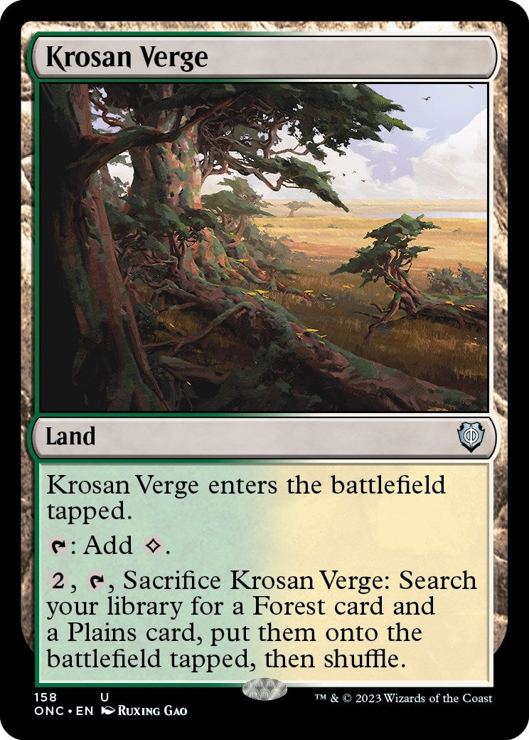 Image for Krosan Verge (158) (ONC) - Magic: The Gathering
