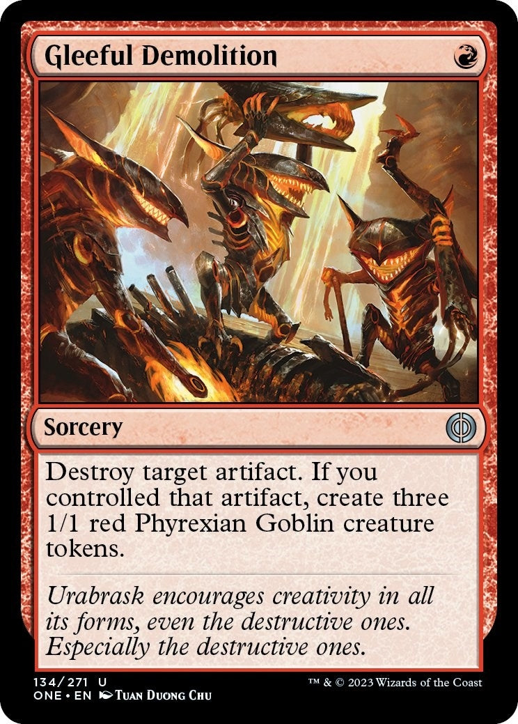 Image for Gleeful Demolition (134) - Magic: The Gathering