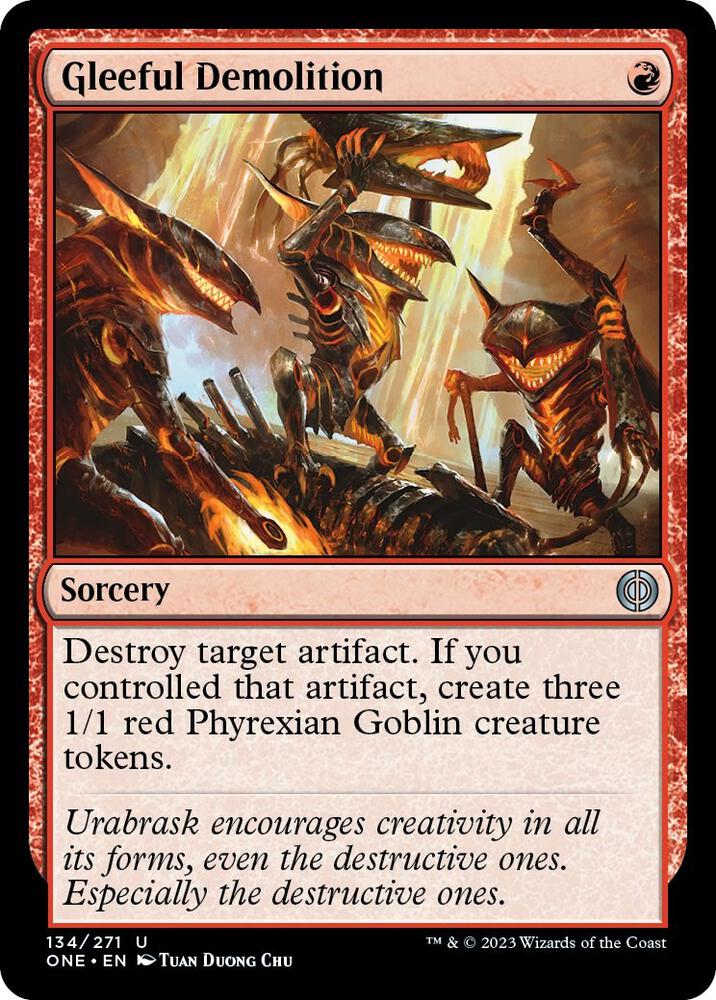 Image for Gleeful Demolition (134) - Magic: The Gathering
