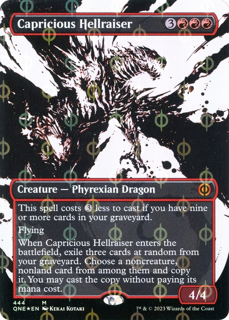 Image for Capricious Hellraiser (Showcase) (Step-and-Compleat Foil) (444) - Magic: The Gathering