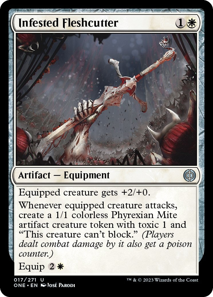 Image for Infested Fleshcutter (17) - Magic: The Gathering