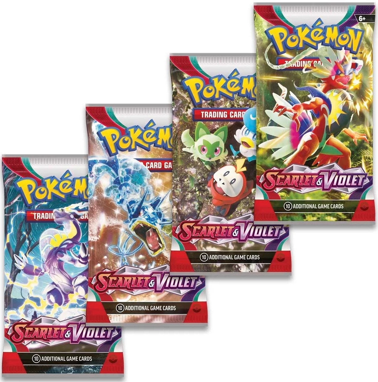 Image for Scarlet & Violet Booster Pack Art Bundle [Set of 4] - Pokemon