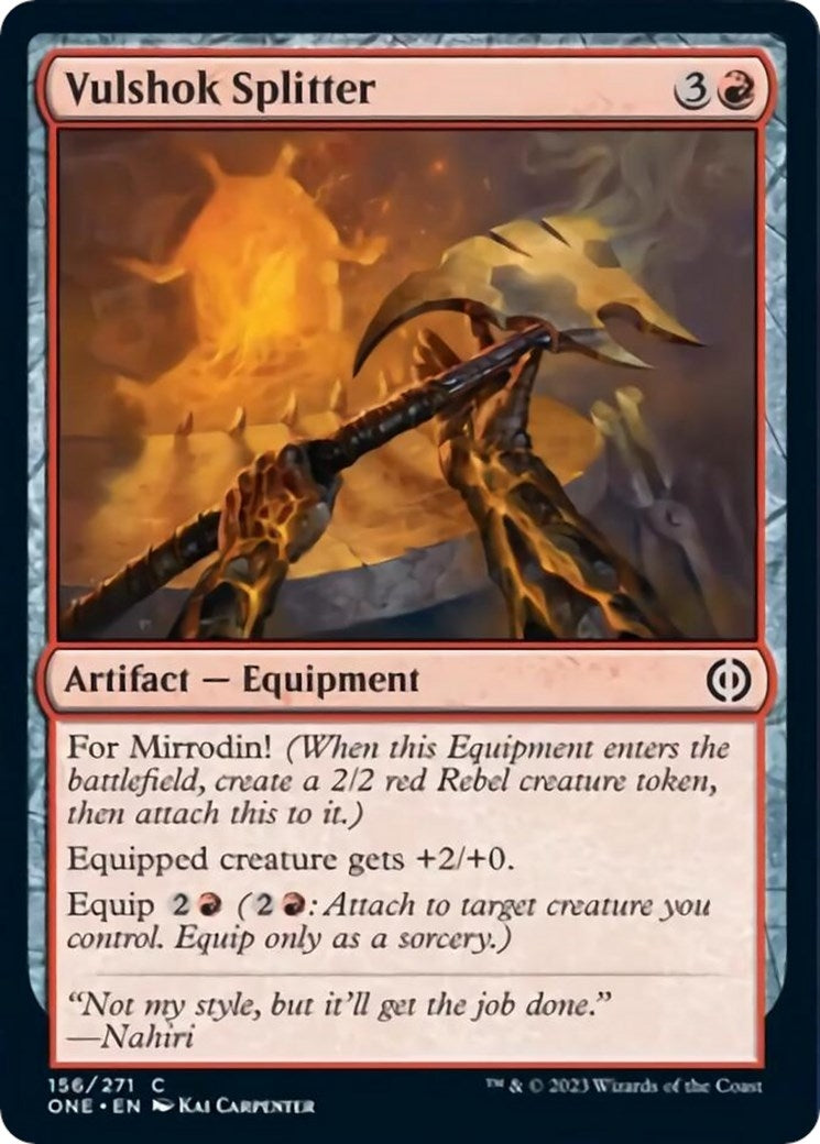 Image for Vulshok Splitter (156) - Magic: The Gathering