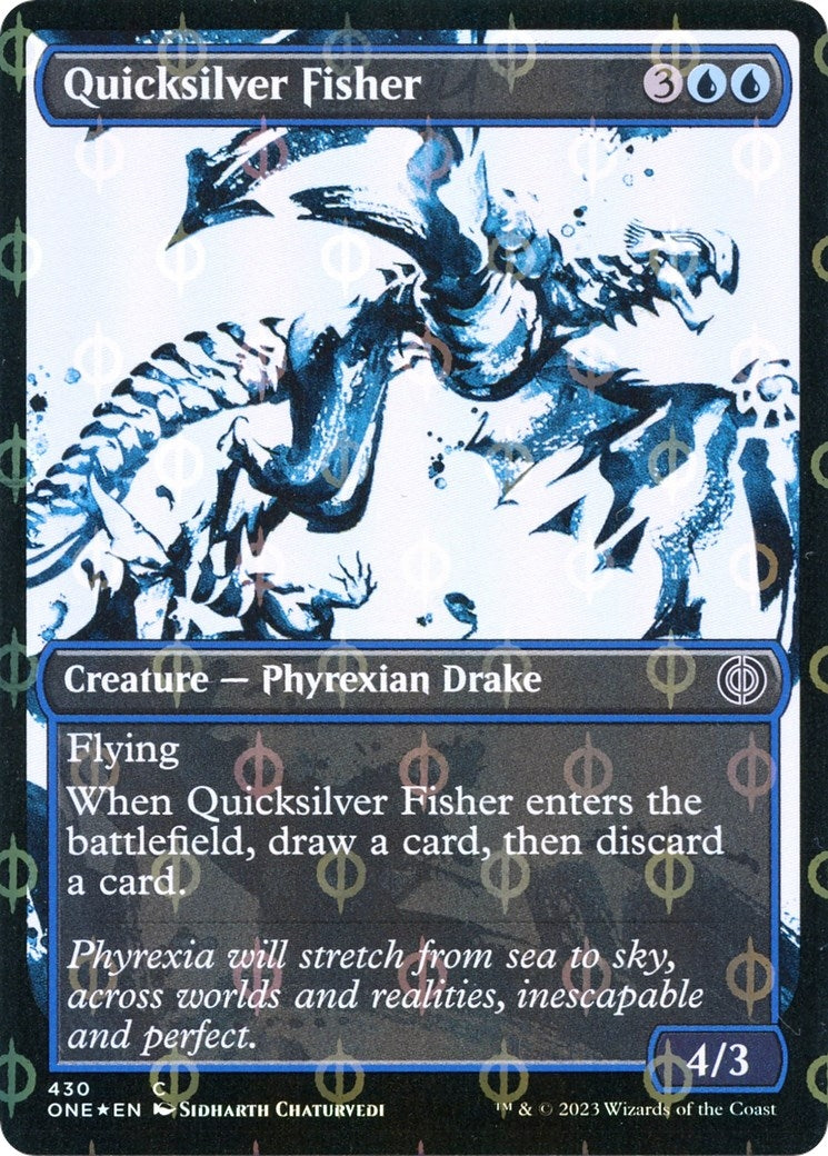 Image for Quicksilver Fisher (Showcase) (Step-and-Compleat Foil) (430) - Magic: The Gathering