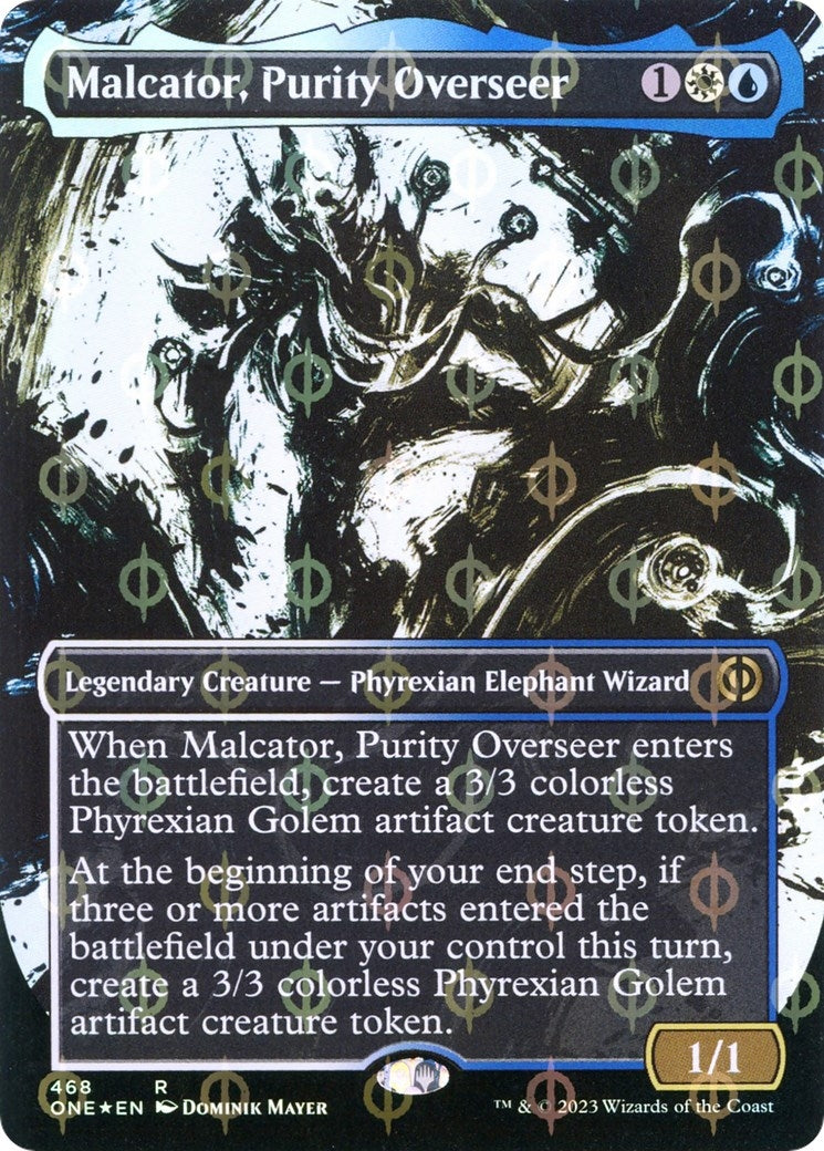 Image for Malcator, Purity Overseer (Showcase) (Step-and-Compleat Foil) (468) - Magic: The Gathering