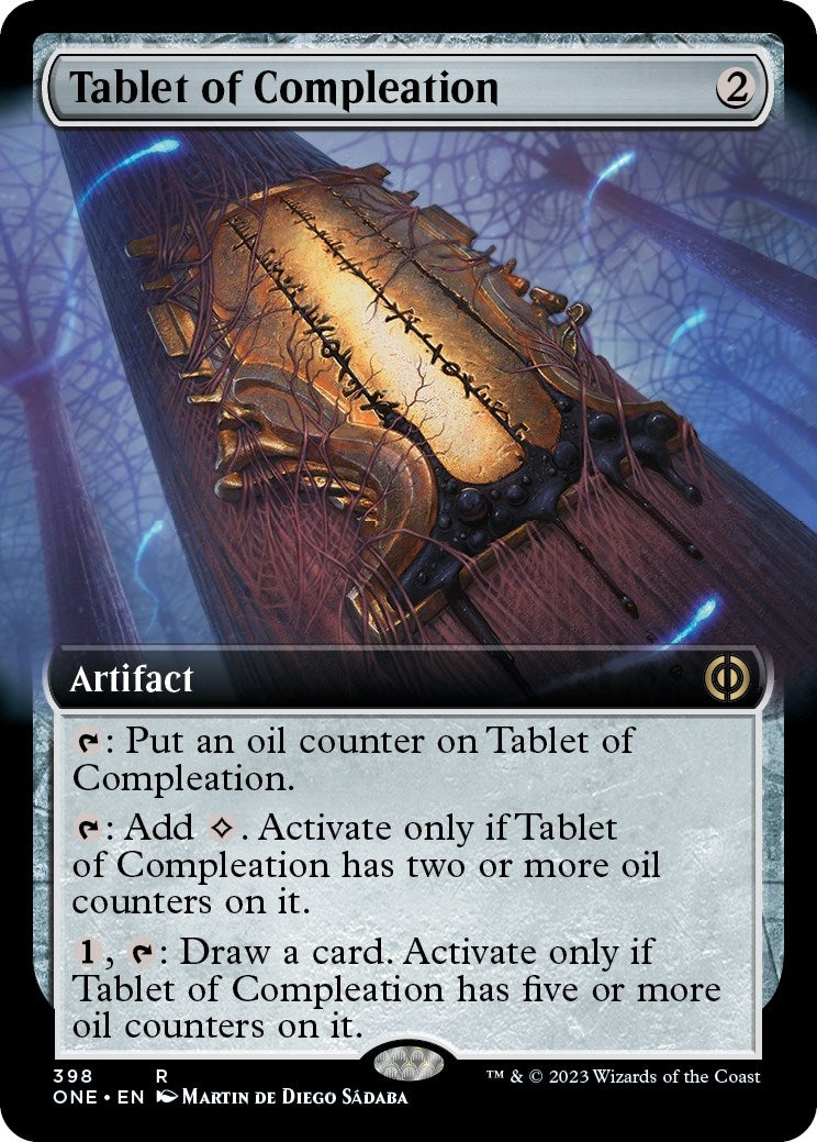 Image for Tablet of Compleation (Extended Art) (398) - Magic: The Gathering