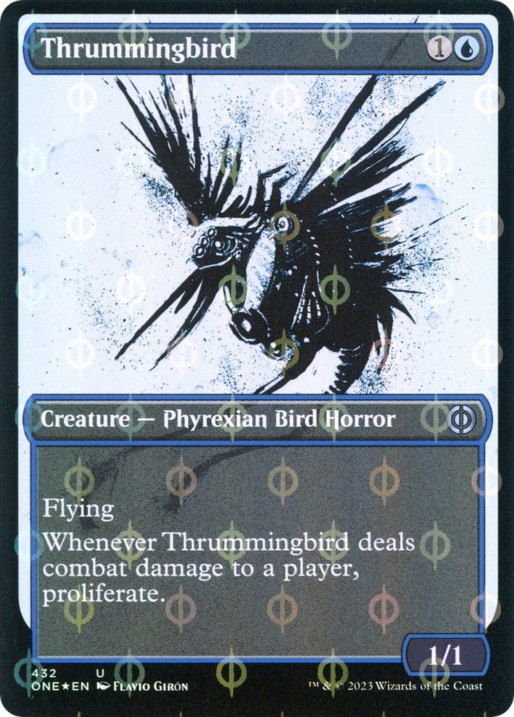 Image for Thrummingbird (Showcase) (Step-and-Compleat Foil) (432) - Magic: The Gathering
